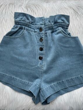 C/MEO Collective Paperbag Denim Shorts